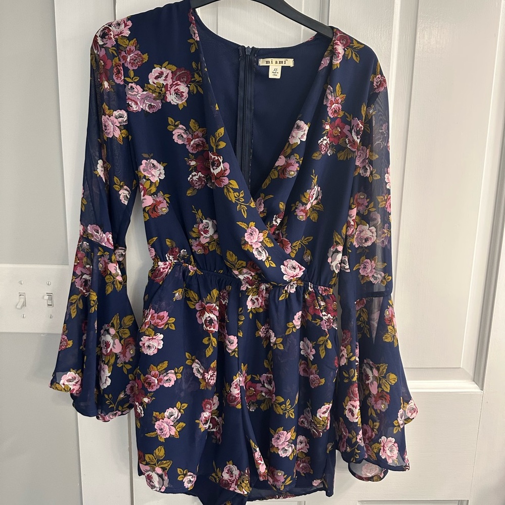 Francesca’s Miami Brand Floral Romper